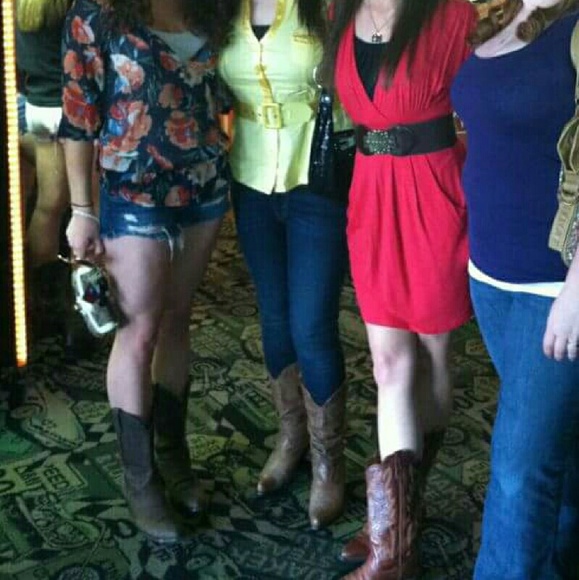 Red Dress with Pockets - Picture 2 of 3